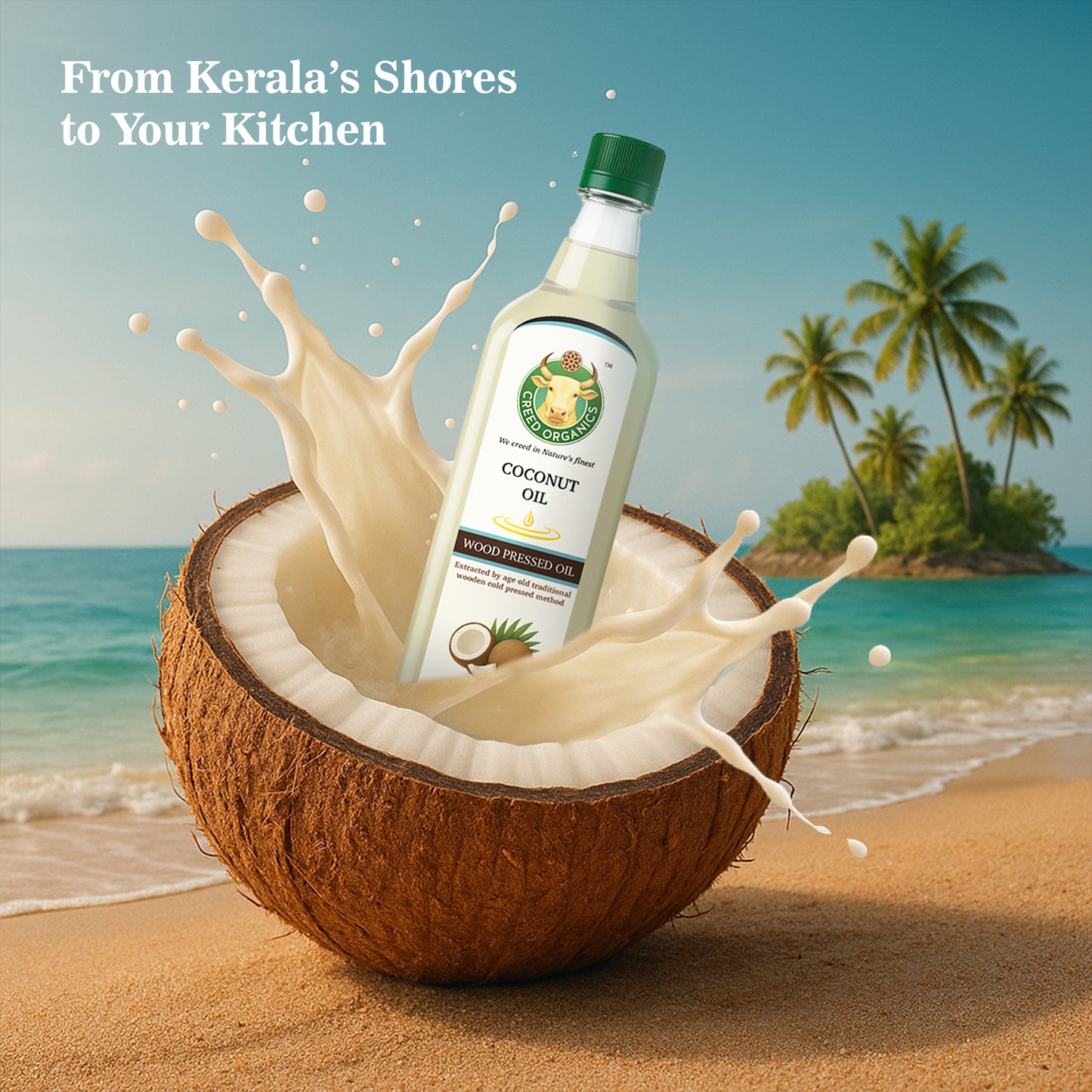 Wood-Pressed Coconut oil