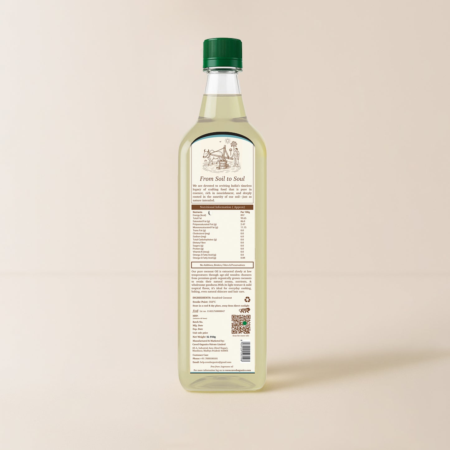 Wood-Pressed Coconut oil