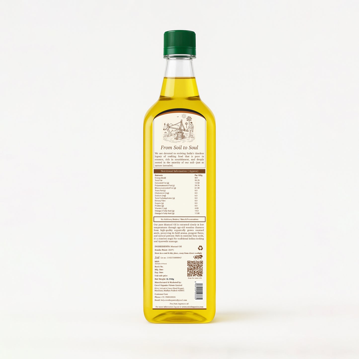 Wood-Pressed Mustard Oil