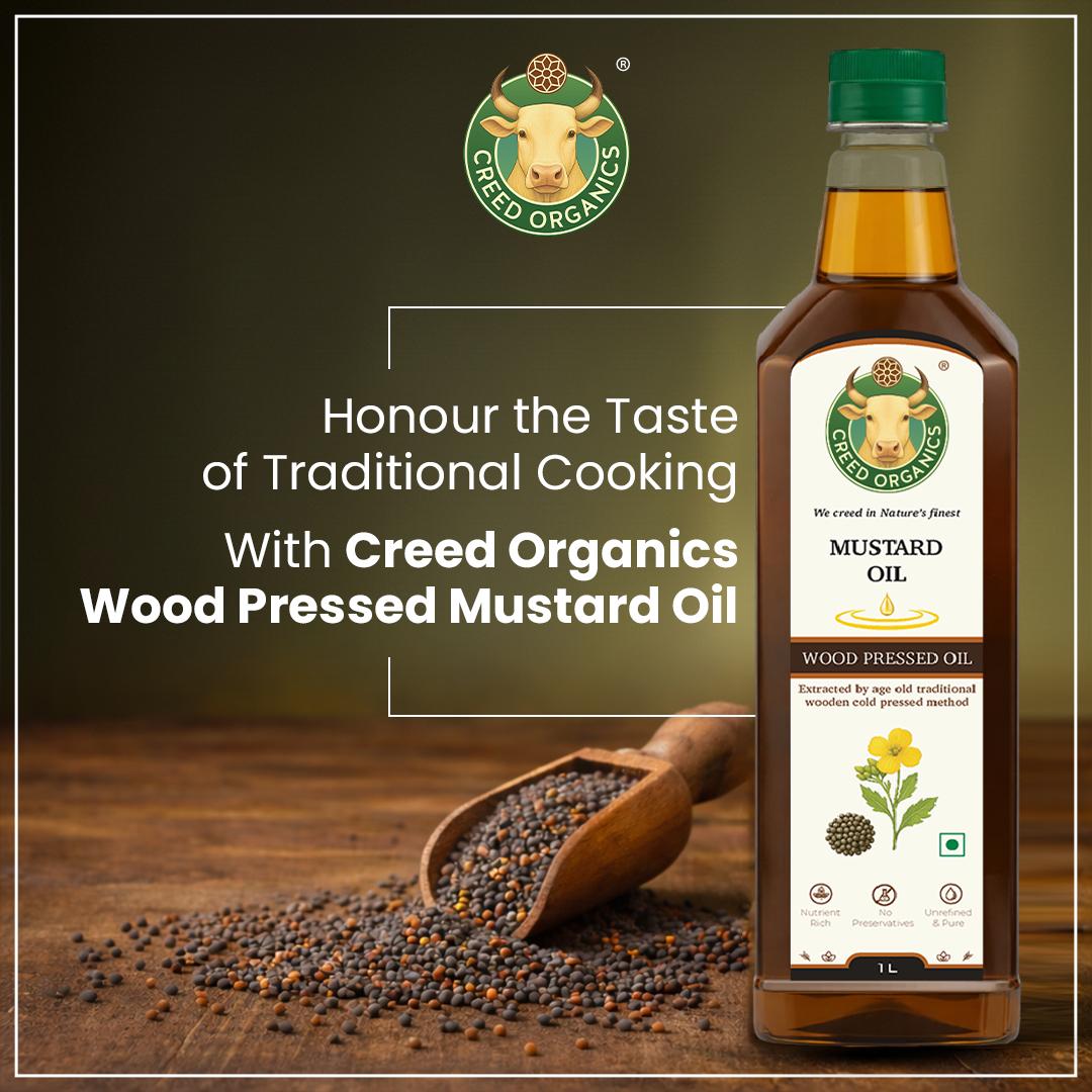 Wood-Pressed Mustard Oil