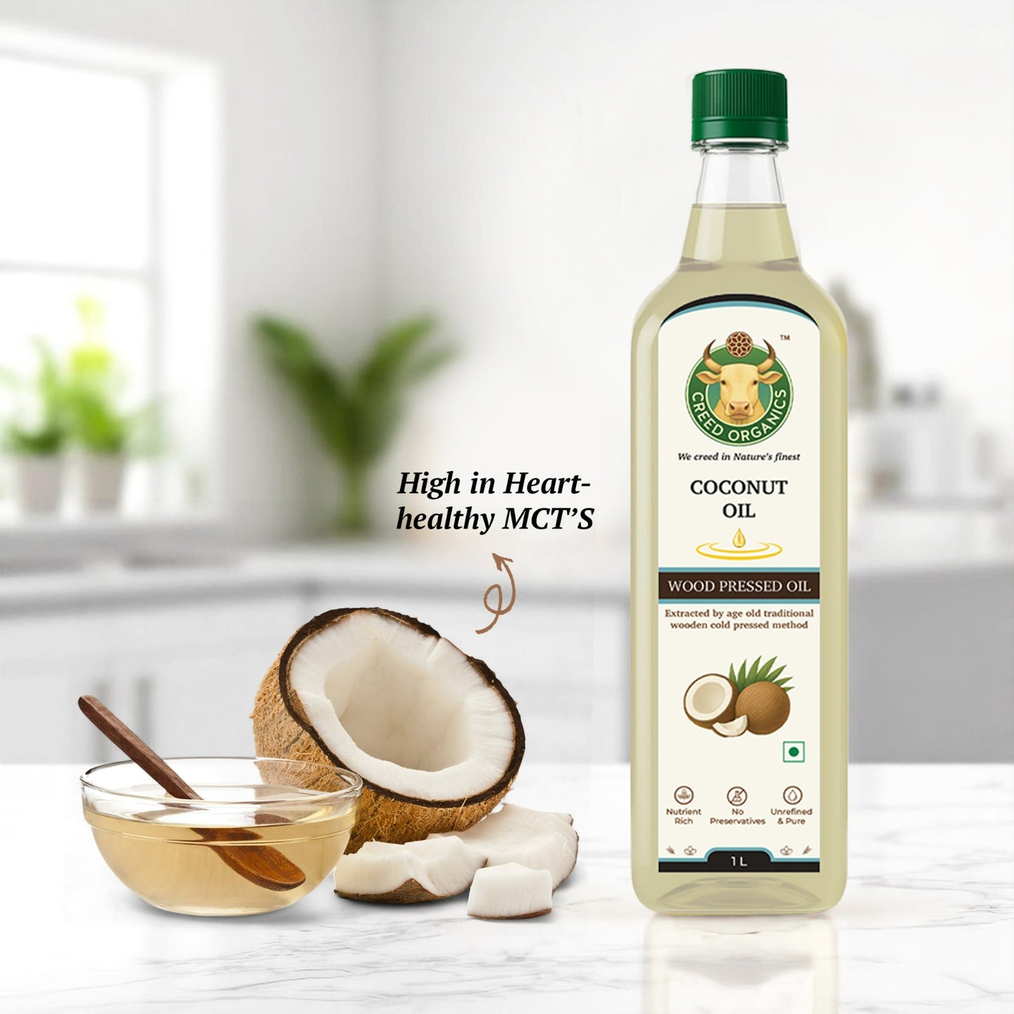 Wood-Pressed Coconut oil