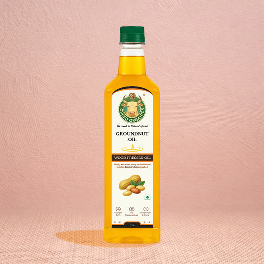 Wood-Pressed Groundnut oil