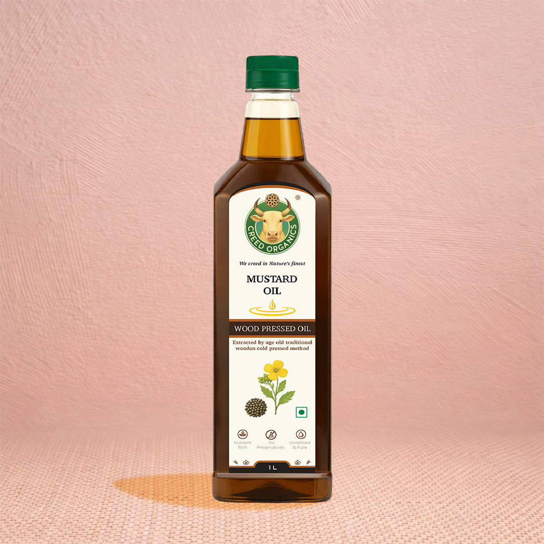 Wood-Pressed Mustard Oil