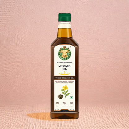 Wood-Pressed Mustard Oil