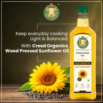 Wood-Pressed Sunflower Oil