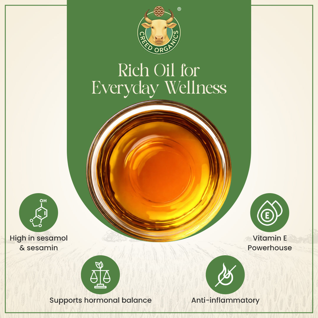 Wood-Pressed Sesame Oil