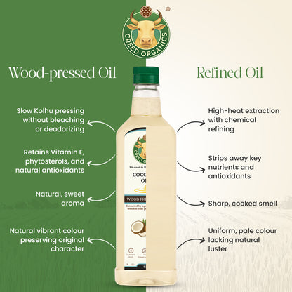Wood-Pressed Coconut oil