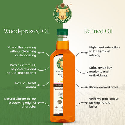 Wood-Pressed Sesame Oil