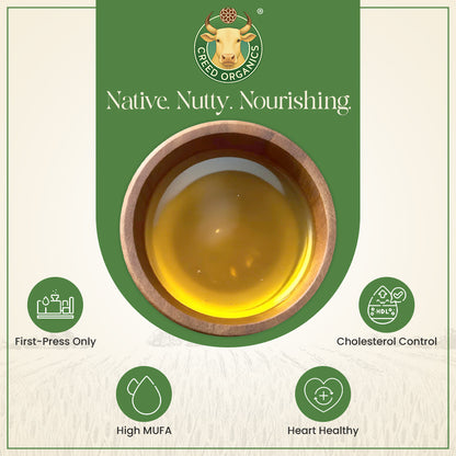 Wood-Pressed Groundnut oil