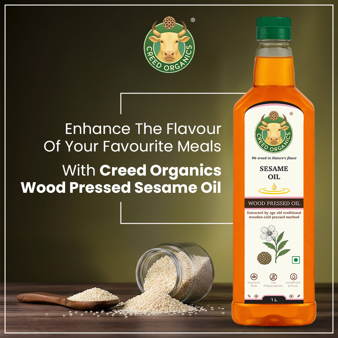 Wood-Pressed Sesame Oil