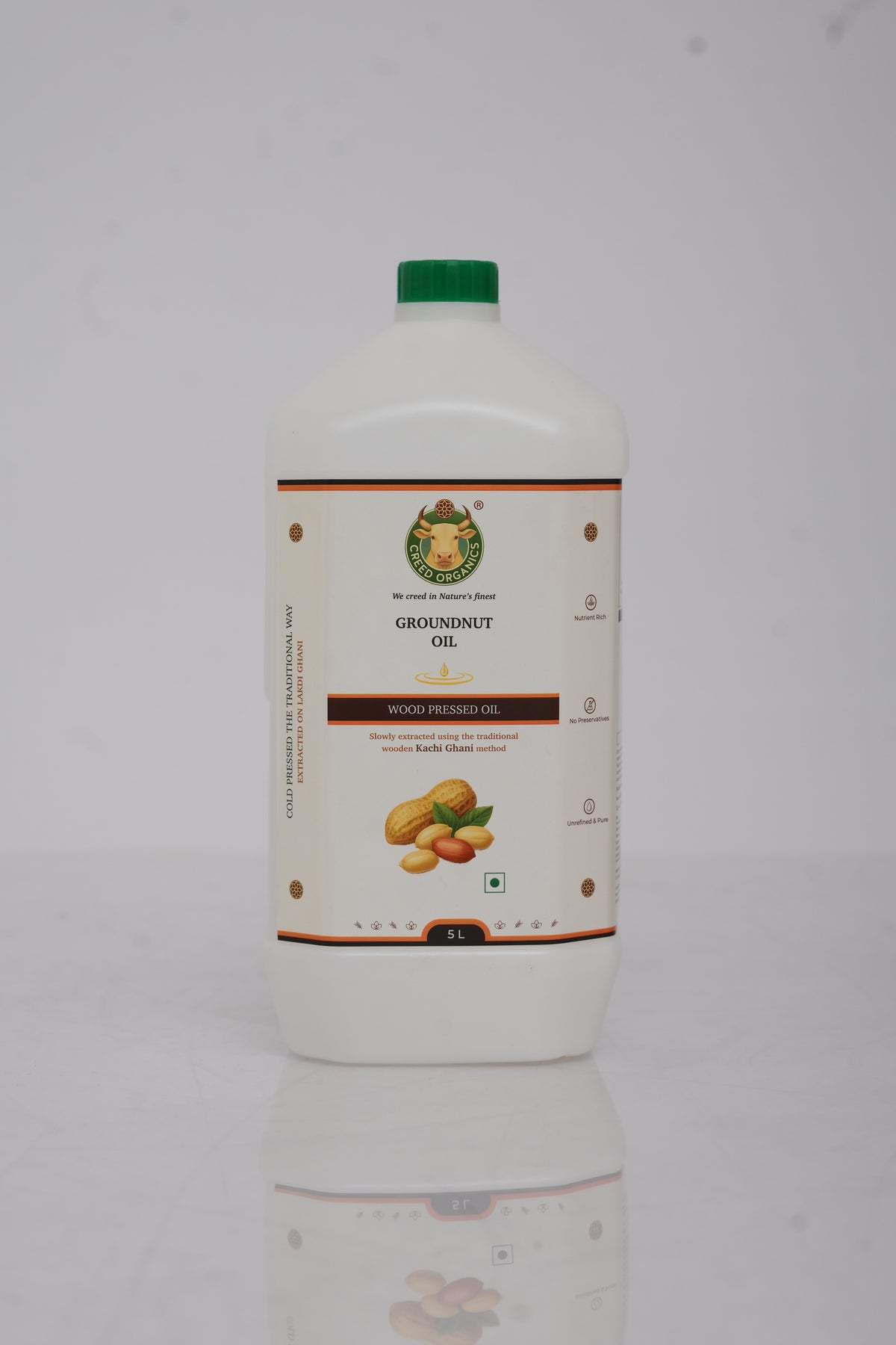 Wood-Pressed Groundnut oil