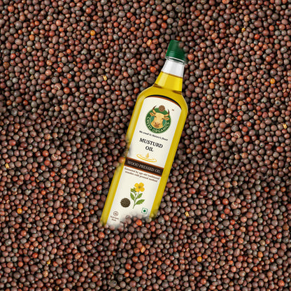 Wood-Pressed Mustard Oil