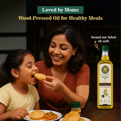 Wood-Pressed Mustard Oil