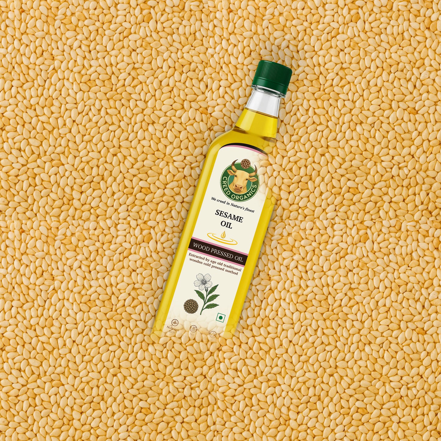 Wood-Pressed Sesame Oil