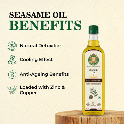 Wood-Pressed Sesame Oil