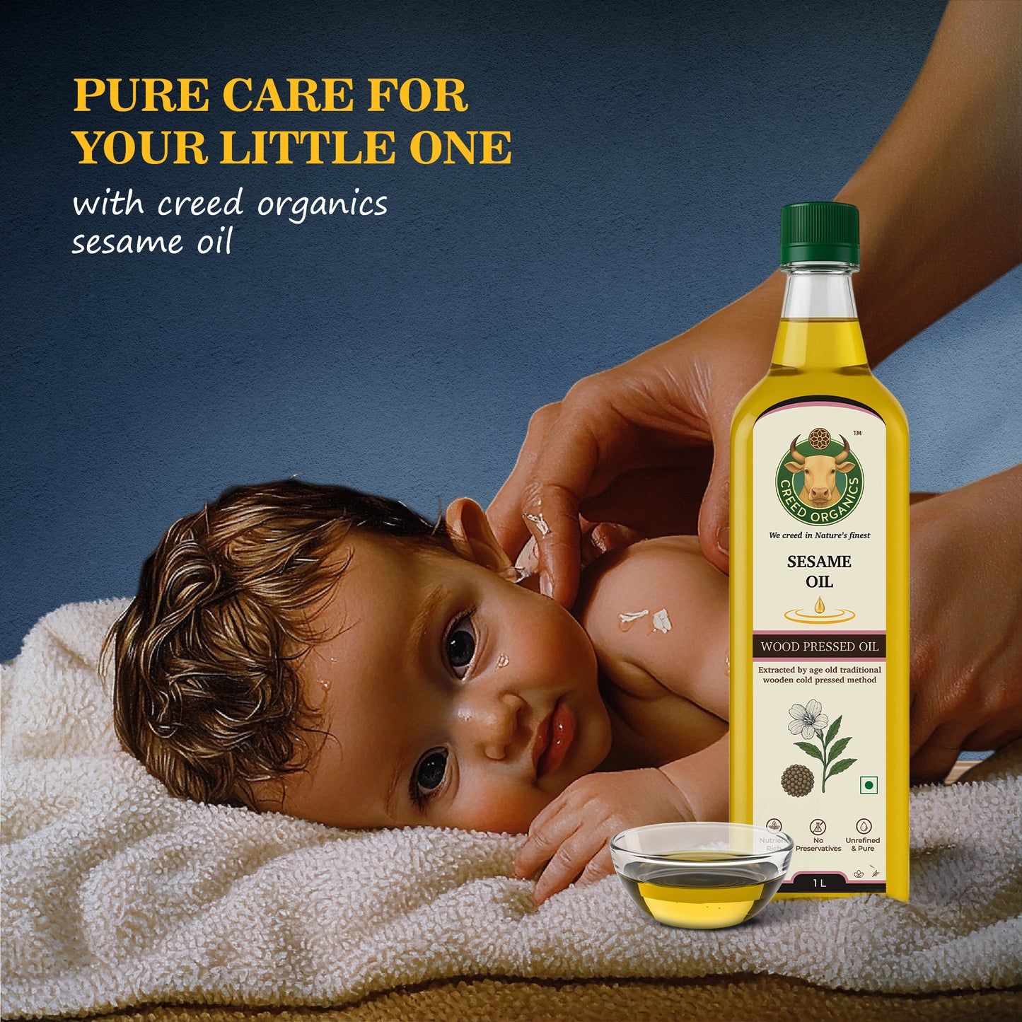 Wood-Pressed Sesame Oil