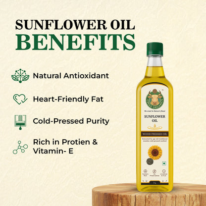 Wood-Pressed Sunflower Oil