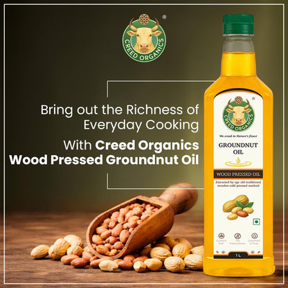 Wood-Pressed Groundnut oil